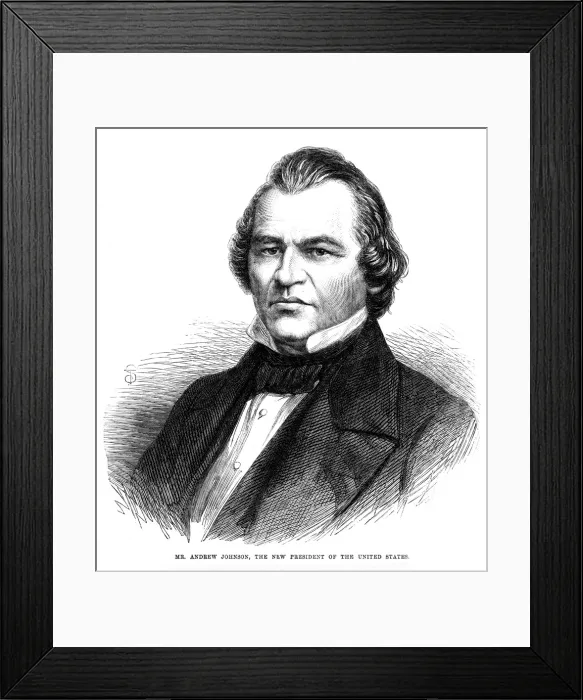 Framed Print : Andrew Johnson, Pres Framed Print : Andrew Johnson, Pres