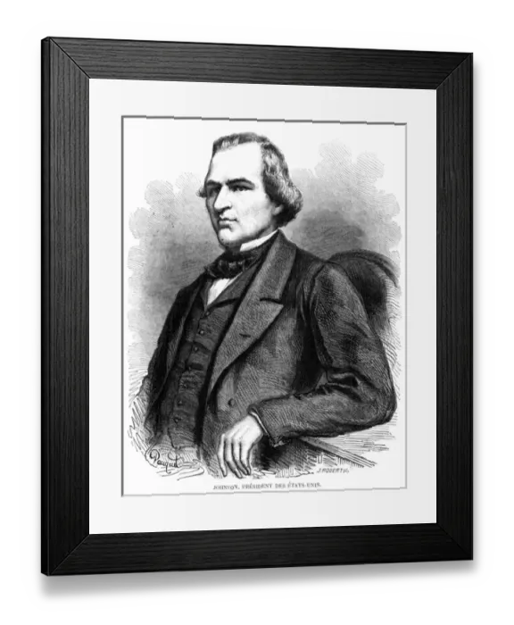 Framed Print : Andrew Johnson, Pres Framed Print : Andrew Johnson, Pres