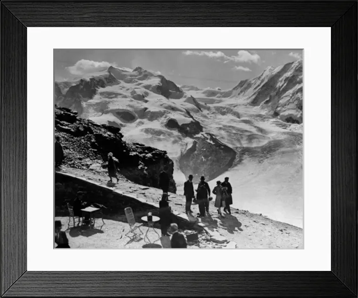 Framed Print : Tourists in Switzerland Framed Print : Tourists in Switzerland
