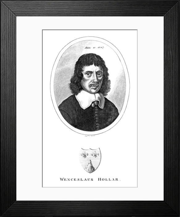 Framed Print : Wenzel Hollar - 2 Framed Print : Wenzel Hollar - 2