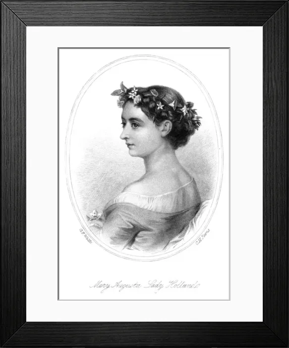 Framed Print : Augusta Lady Holland Framed Print : Augusta Lady Holland