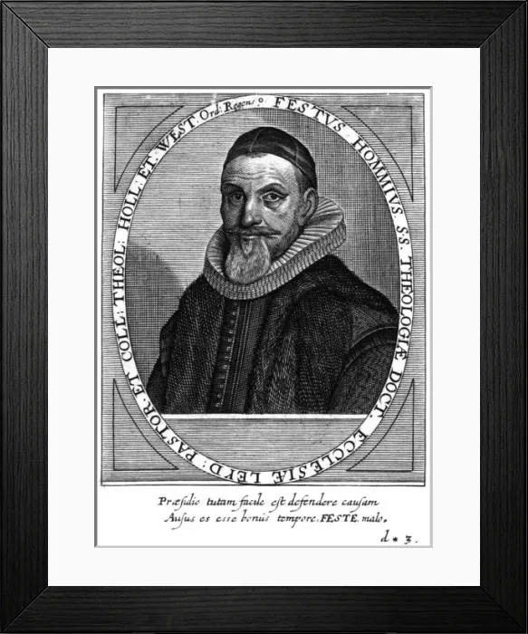 Framed Print : Festus Hommius Framed Print : Festus Hommius