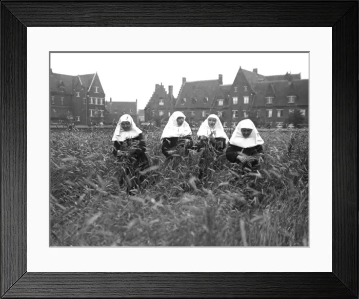 Framed Print : Belgian Nuns Framed Print : Belgian Nuns