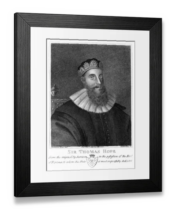 Framed Print : Sir Thomas Hope Framed Print : Sir Thomas Hope