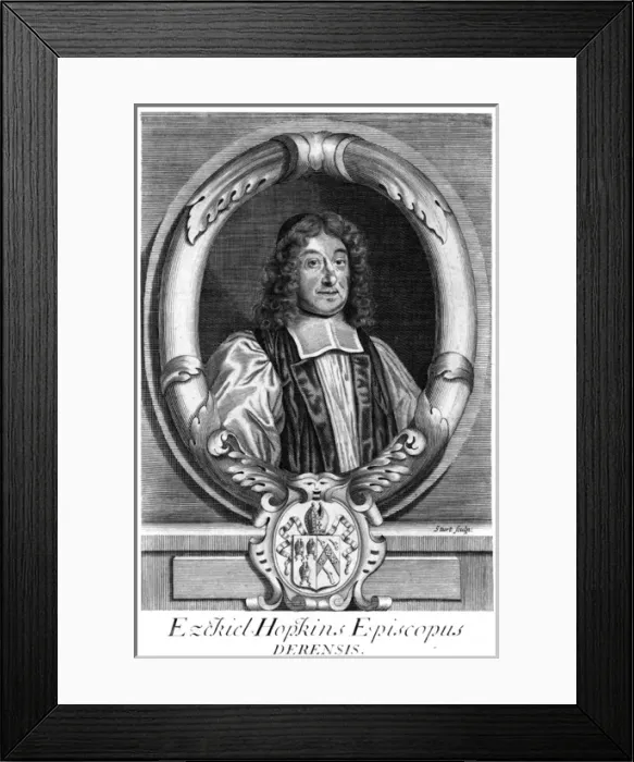 Framed Print : Ezekiel Hopkins