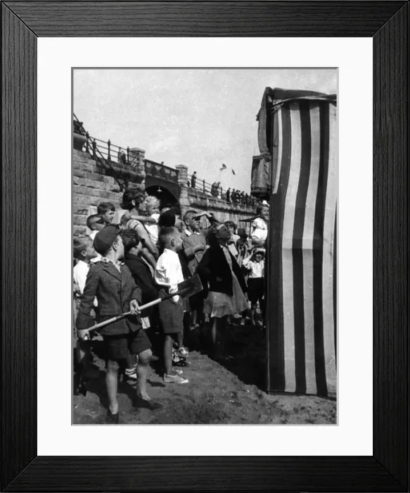 Framed Print : Punch & Judy Tent Framed Print : Punch & Judy Tent