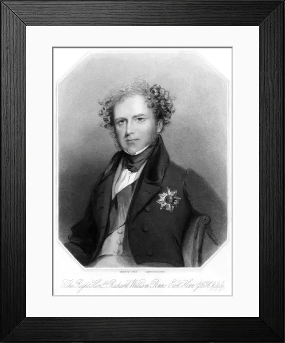 Framed Print : Richard Earl Howe Framed Print : Richard Earl Howe