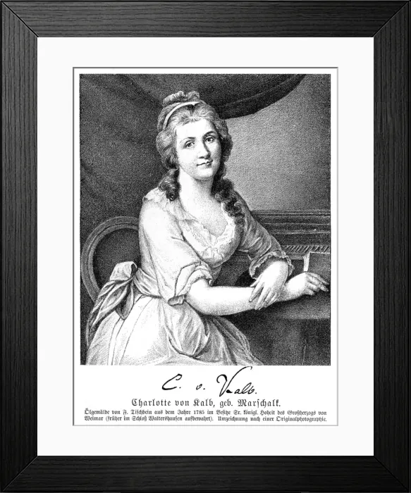 Framed Print : Charlotte Von Kalb Framed Print : Charlotte Von Kalb