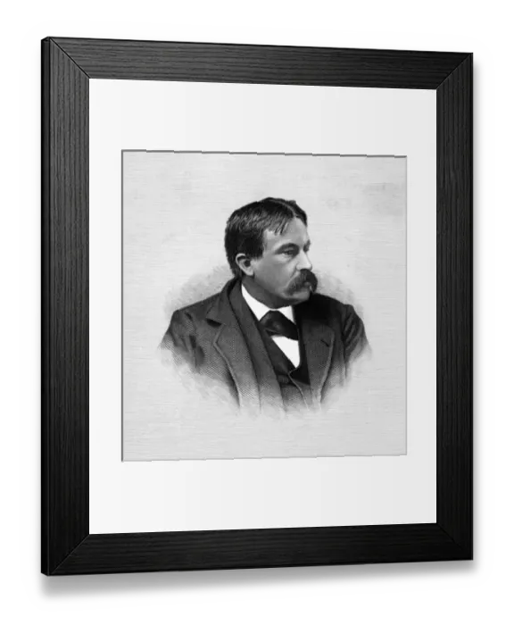 Framed Print : William Dean Howells - 1 Framed Print : William Dean Howells - 1