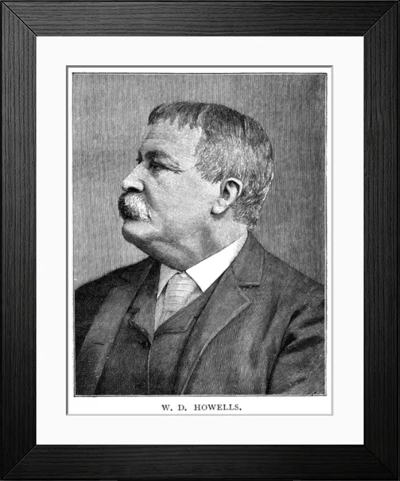 Framed Print : William Dean Howells - 3 Framed Print : William Dean Howells - 3