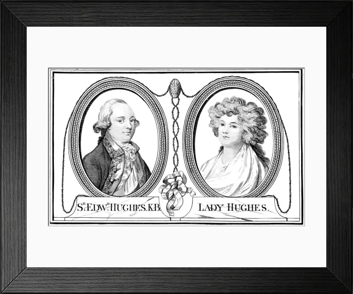 Framed Print : Sir Edward Hughes + Wife Framed Print : Sir Edward Hughes + Wife