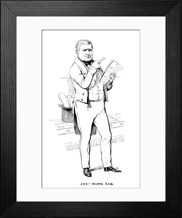 Framed Print : Joseph Hume - 5 Framed Print : Joseph Hume - 5
