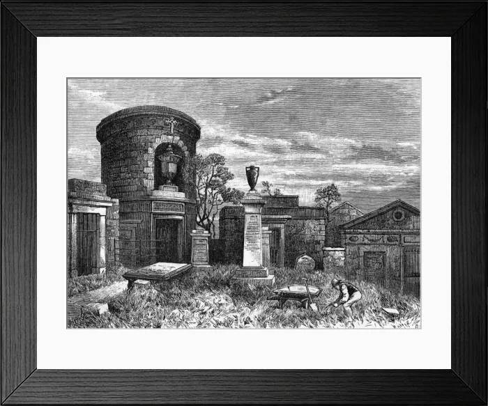 Framed Print : Grave of David Hume Framed Print : Grave of David Hume