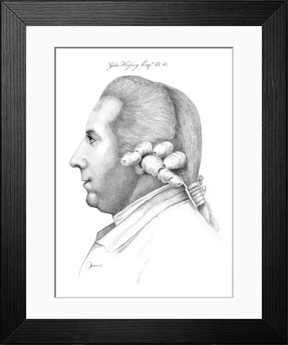 Framed Print : Giles Hussey, Artist Framed Print : Giles Hussey, Artist