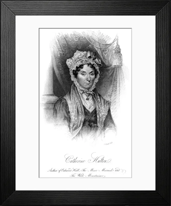 Framed Print : Catherine Hutton, Writer Framed Print : Catherine Hutton, Writer