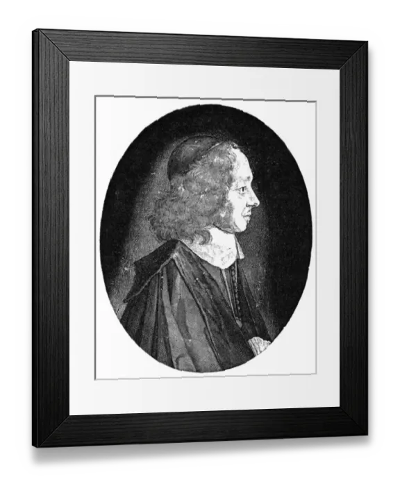 Framed Print : Constantijn Huygens Framed Print : Constantijn Huygens