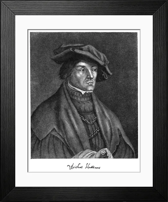 Framed Print : Ulrich Von Hutten Framed Print : Ulrich Von Hutten