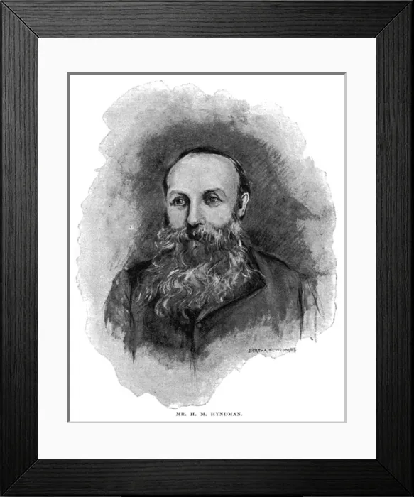 Framed Print : Henry Mayers Hyndman Framed Print : Henry Mayers Hyndman