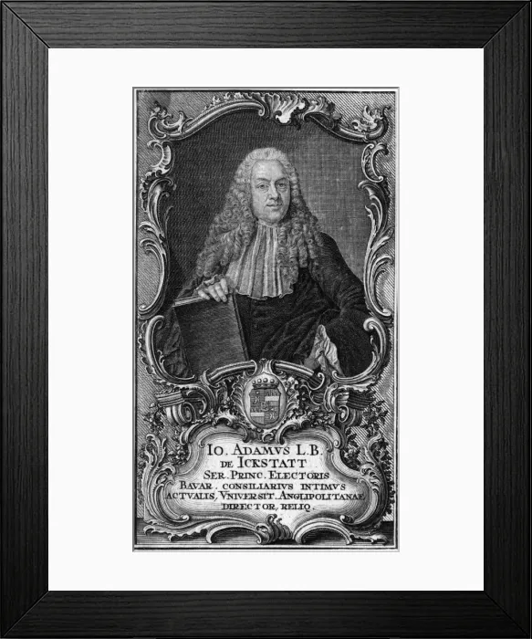 Framed Print : Johann Von Ickstatt Framed Print : Johann Von Ickstatt