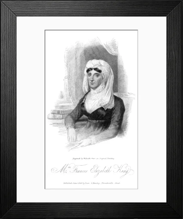 Framed Print : Frances Elizabeth King Framed Print : Frances Elizabeth King