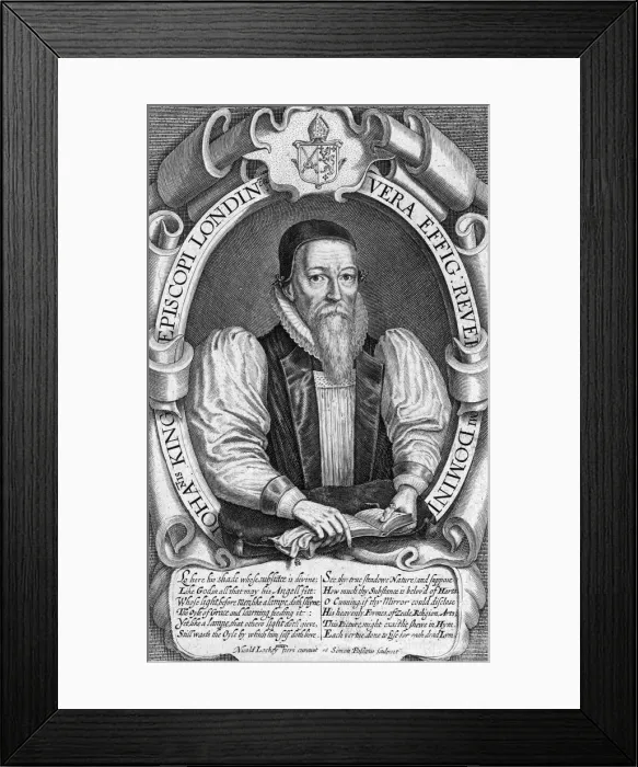 Framed Print : John King, Bishop