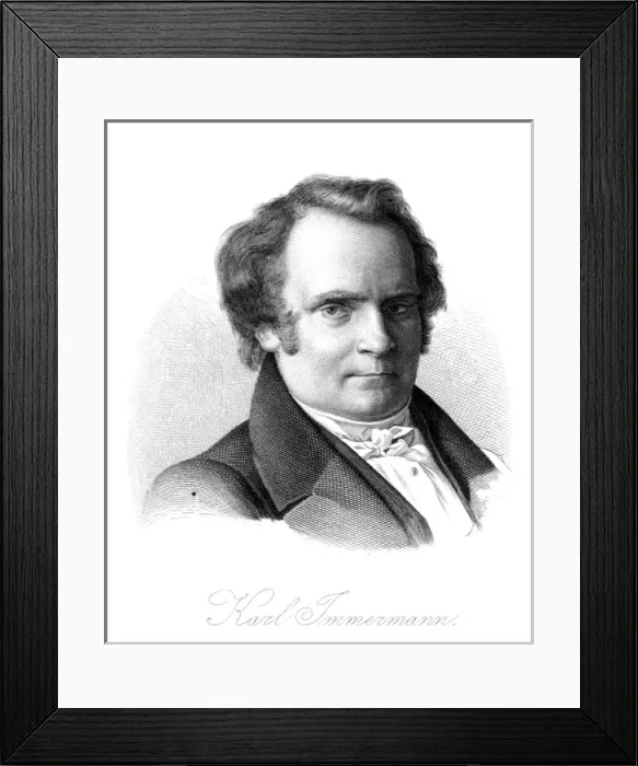 Framed Print : Karl Immermann - 2 Framed Print : Karl Immermann - 2