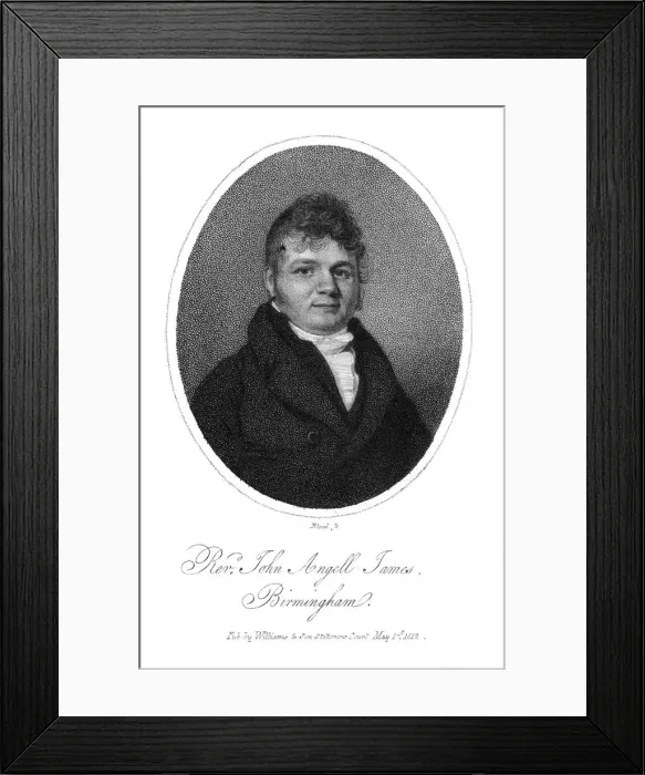 Framed Print : John Angell James - 1 Framed Print : John Angell James - 1