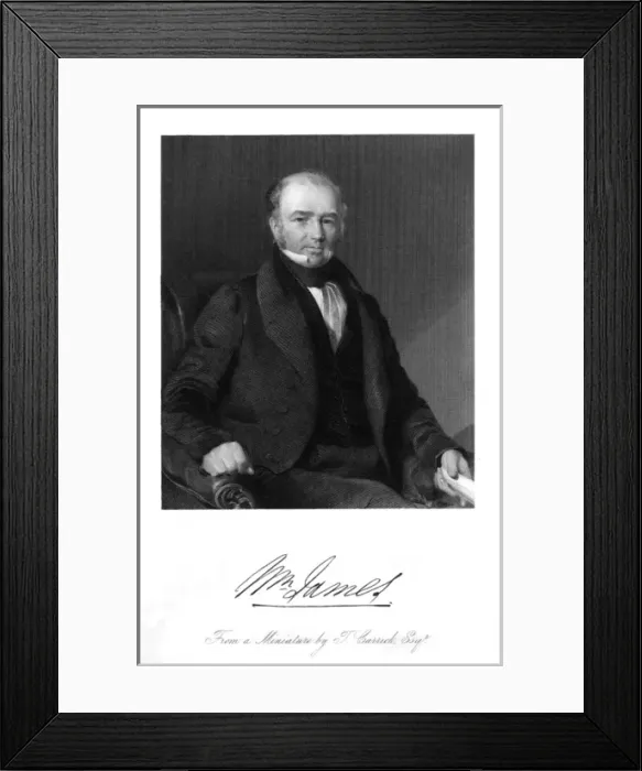 Framed Print : William James Framed Print : William James