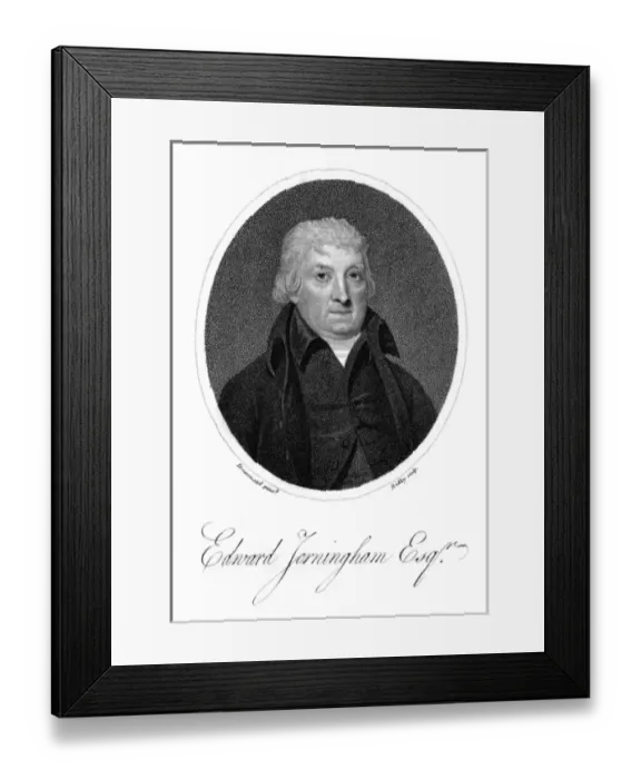 Framed Print : Edward Jerningham Framed Print : Edward Jerningham