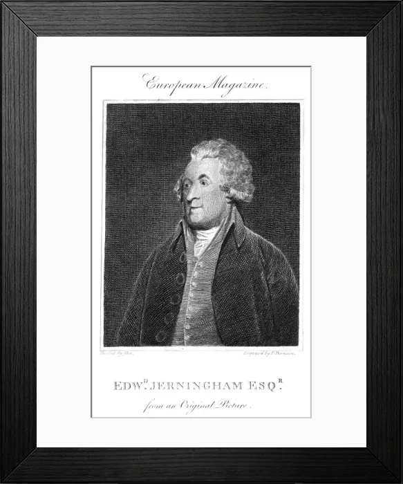 Framed Print : Edward Jerningham - 2 Framed Print : Edward Jerningham - 2