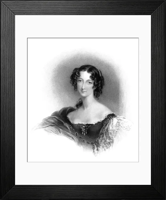Framed Print : Sarah Countess of Jersey Framed Print : Sarah Countess of Jersey