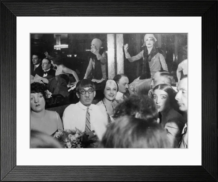 Framed Print : Foujita and Friends Framed Print : Foujita and Friends