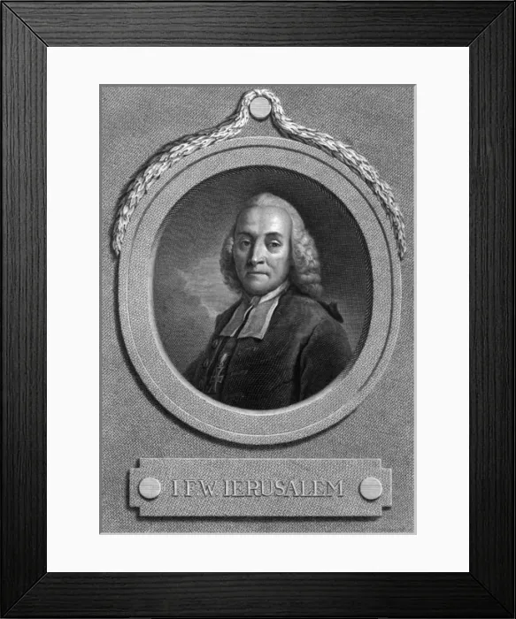 Framed Print : Johann F W Jerusalem Framed Print : Johann F W Jerusalem