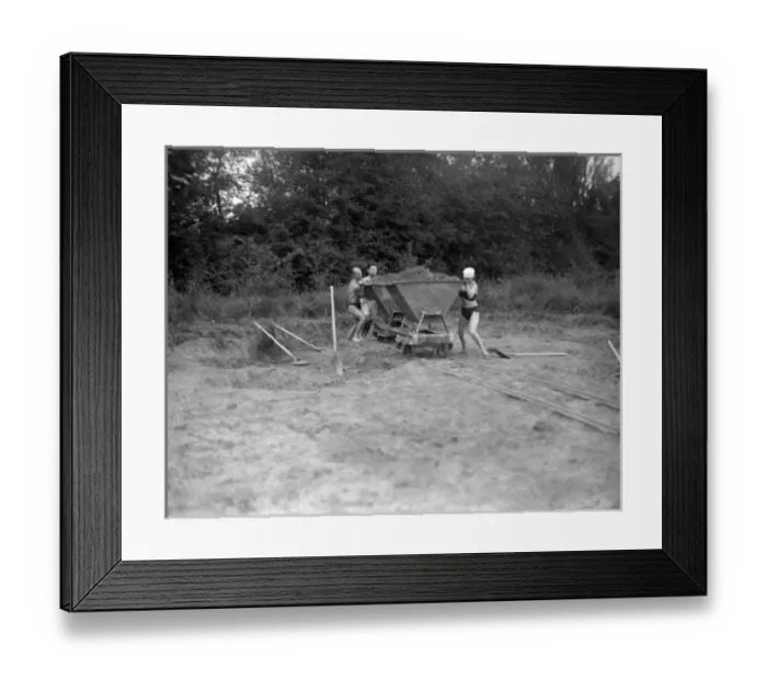 Framed Print : Sunbathing & Working Framed Print : Sunbathing & Working
