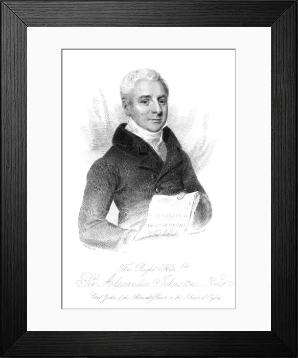 Framed Print : Sir Alex. Johnston - 2
