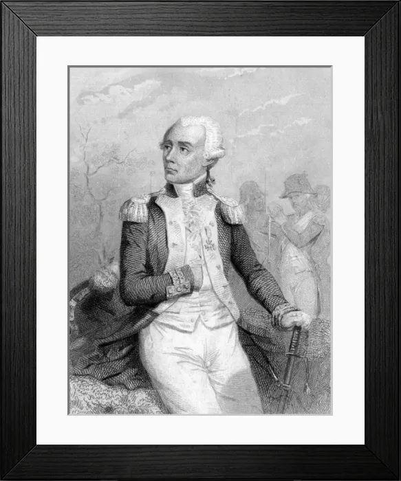 Framed Print : Marquis De Lafayette Framed Print : Marquis De Lafayette