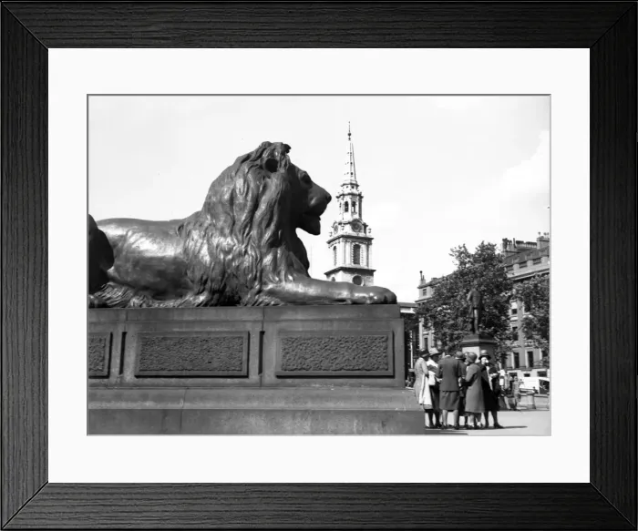 Framed Print : Landseer Lion Framed Print : Landseer Lion