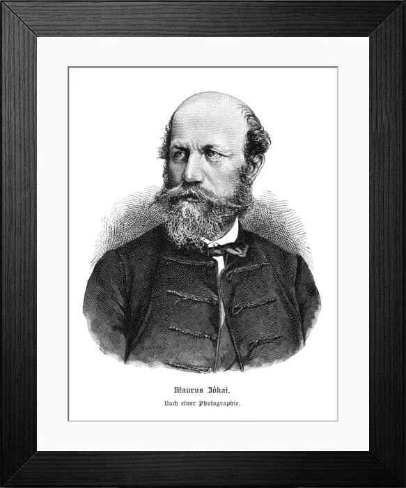 Framed Print : Maurus Jokai - 1 Framed Print : Maurus Jokai - 1