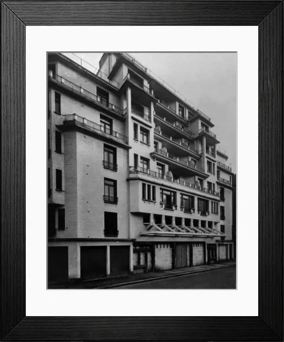 Framed Print : Paris Balcony Flats Framed Print : Paris Balcony Flats