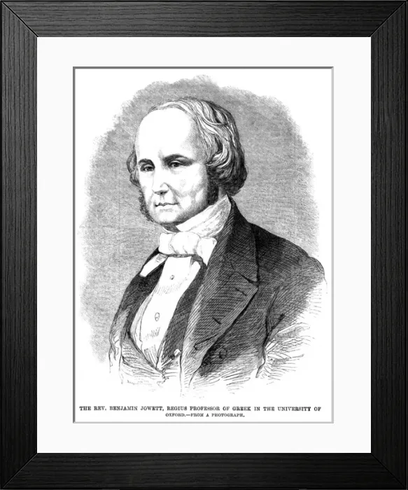 Framed Print : Benjamin Jowett Framed Print : Benjamin Jowett