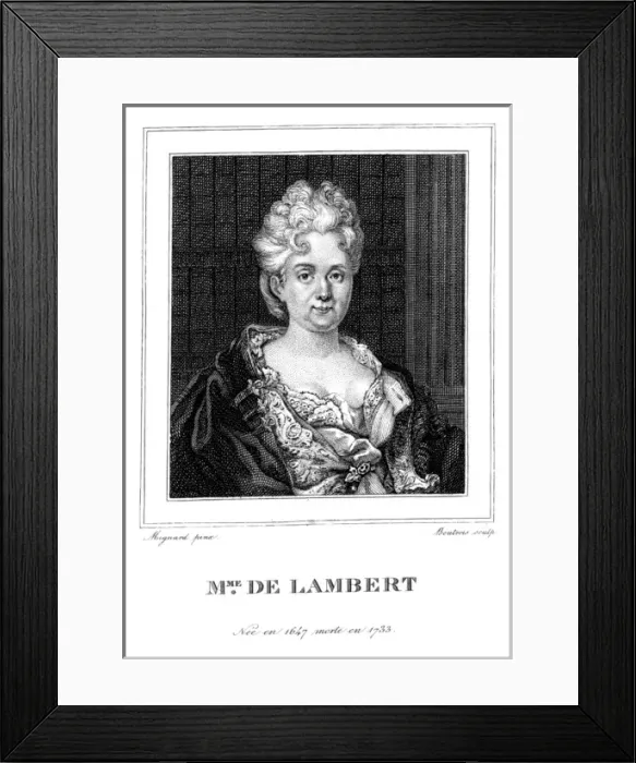 Framed Print : Marquise De Lambert Framed Print : Marquise De Lambert