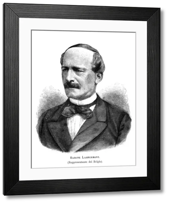 Framed Print : Auguste Baron Lambermont Framed Print : Auguste Baron Lambermont