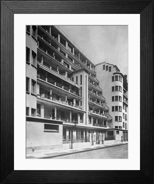 Framed Print : Paris Balcony Flats Framed Print : Paris Balcony Flats