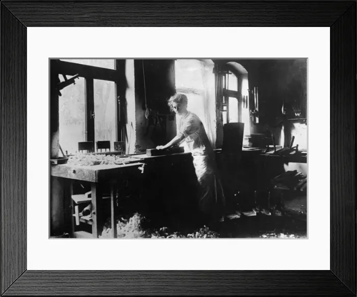 Framed Print : Female Carpenter Framed Print : Female Carpenter