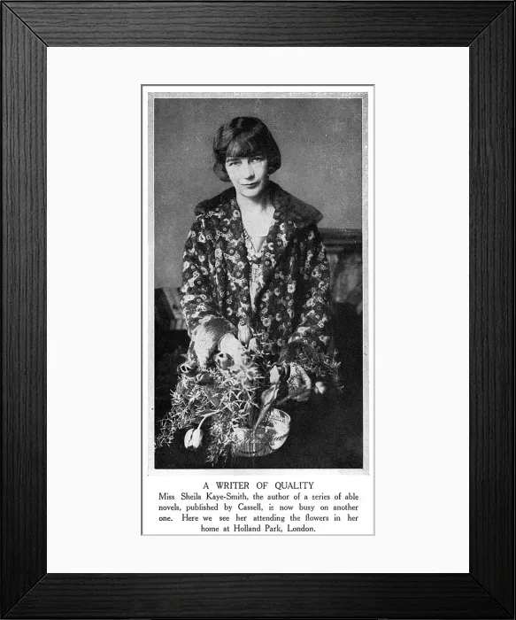 Framed Print : Sheila Kaye-Smith - 4 Framed Print : Sheila Kaye-Smith - 4