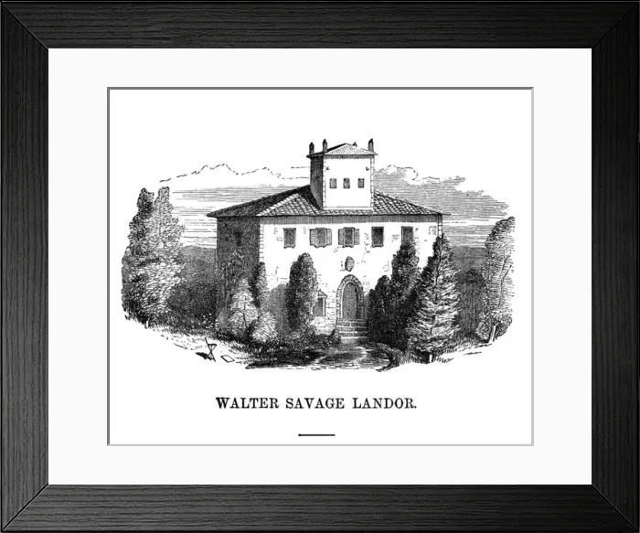 Framed Print : LANDORs VILLA - 2 Framed Print : LANDORs VILLA - 2