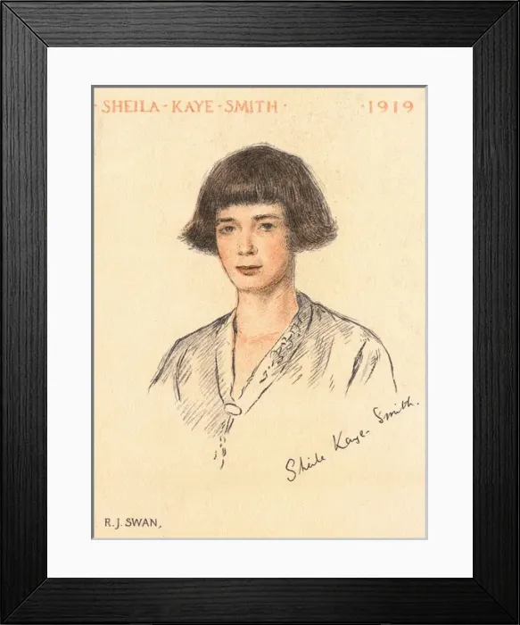 Framed Print : Sheila Kaye-Smith - 2 Framed Print : Sheila Kaye-Smith - 2