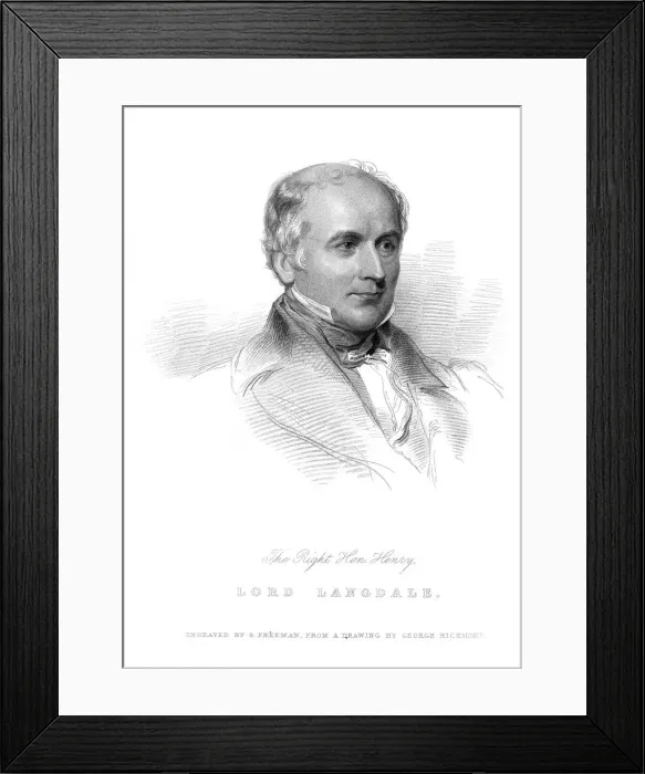 Framed Print : Henry Baron Langdale Framed Print : Henry Baron Langdale