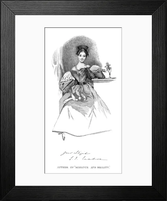 Framed Print : Letitia Landon - 1 Framed Print : Letitia Landon - 1
