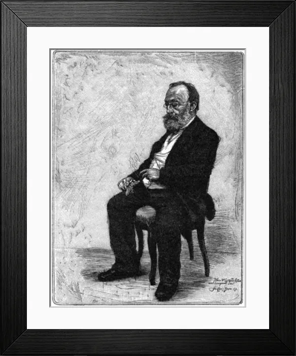 Framed Print : Gottfried Keller - 2 Framed Print : Gottfried Keller - 2
